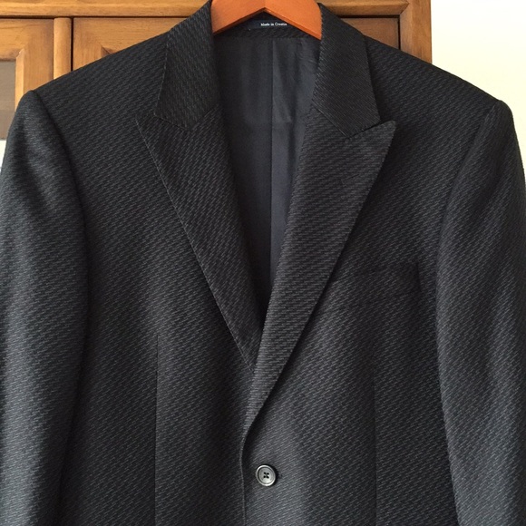 Versace collection navy black blazer - Picture 4 of 8